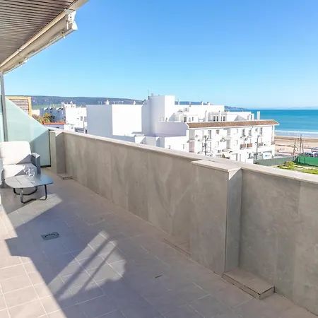 Casa Luz De Rajamanta - Terraza Vistas A 1º Linea Y Parking Appartamento Barbate